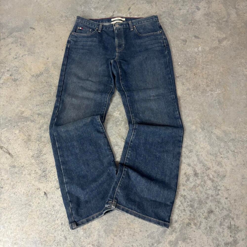 Y2K Tommy Hilfiger Low Rise Bootcut Dark Wash Jeans